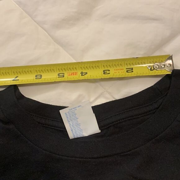 DECEMBER,  1981,  T shirt by Port & Co., black, large, 💯 cotton - Picture 7 of 8